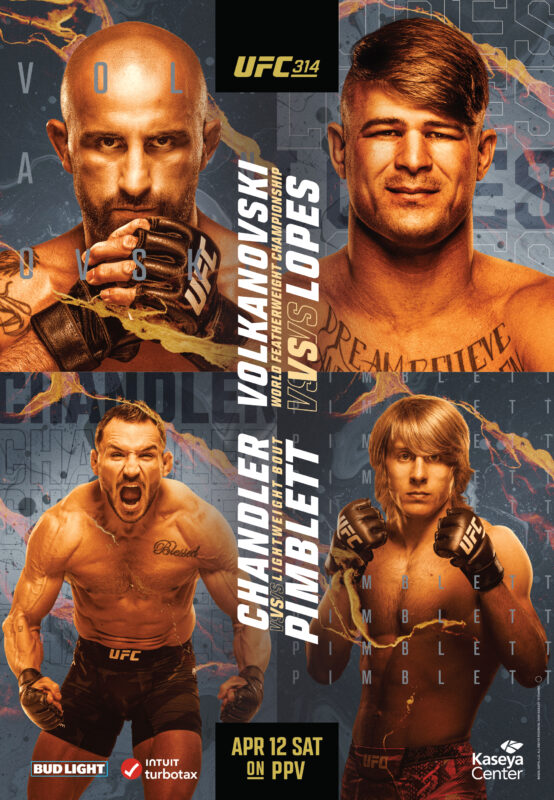 ufc 314 poster